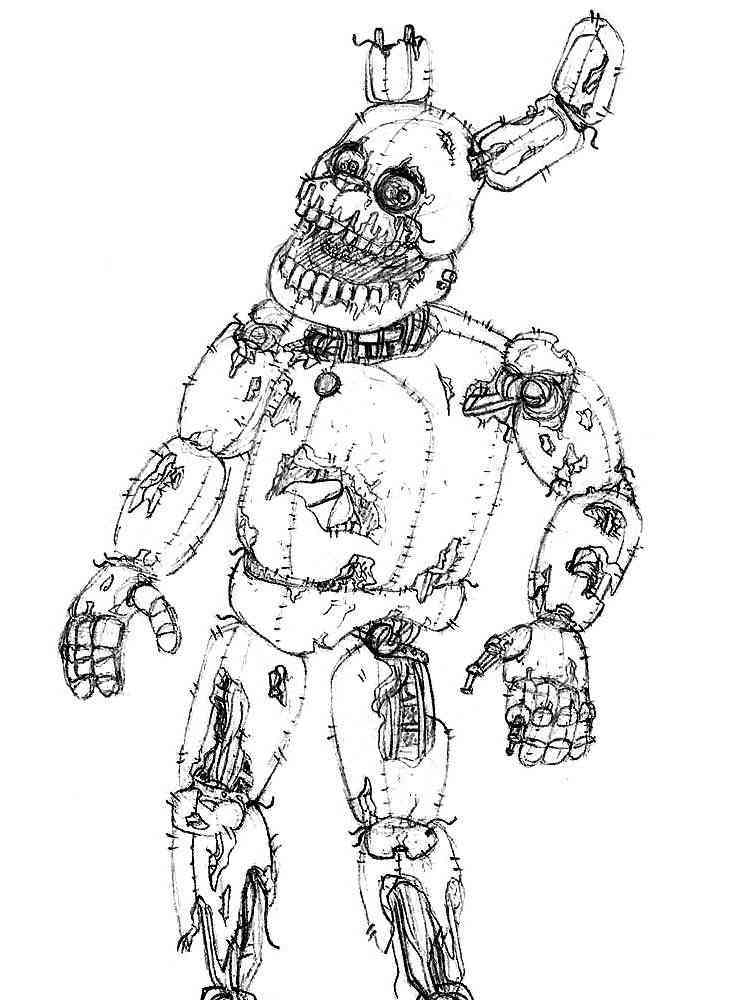 Fnaf Coloring Book Pages - my coloring books pages