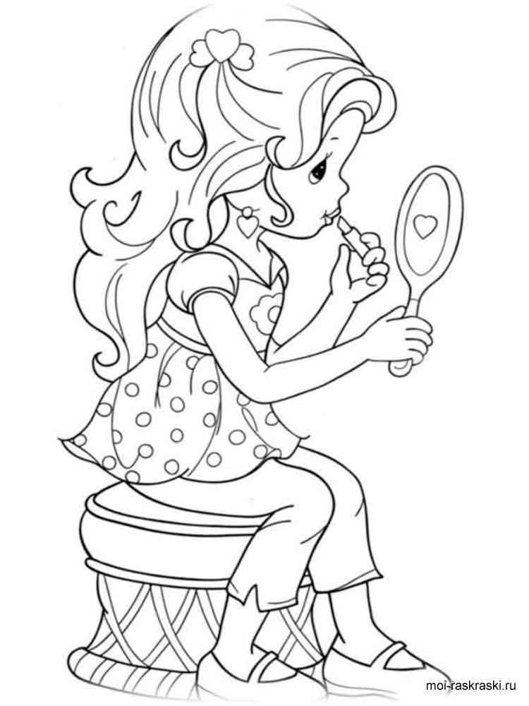 Girl coloring pages. Free Printable Girl coloring pages.
