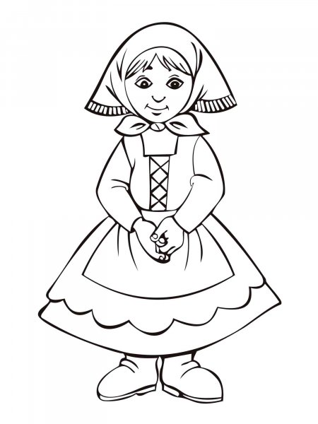 Girl coloring pages