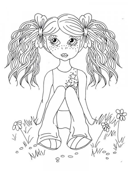 Girl coloring pages