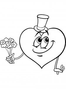 Coloring Pages Hearts 6