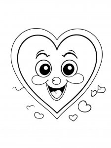 Heart Coloring Page 49