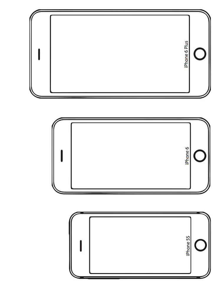 Download IPhone coloring pages. Download and print IPhone coloring pages