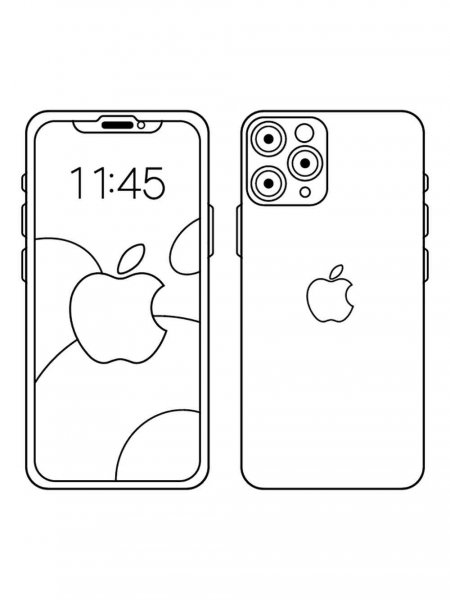 IPhone coloring pages