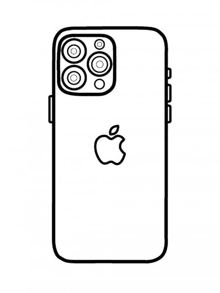 IPhone coloring pages