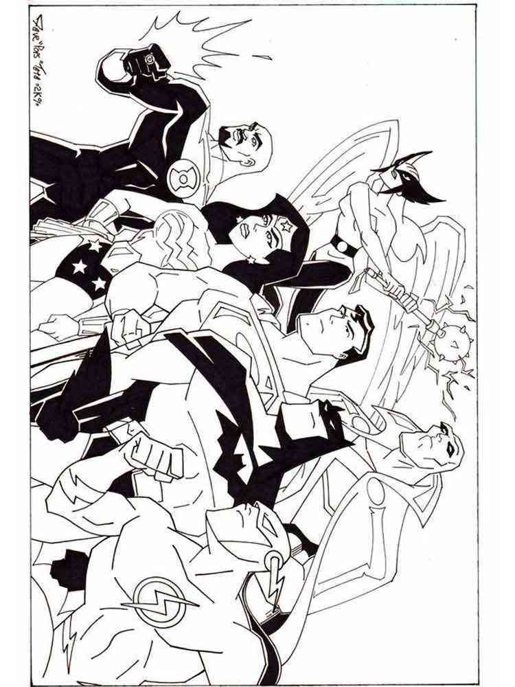 Justice League Coloring Pages Images - fromourfrontdoor