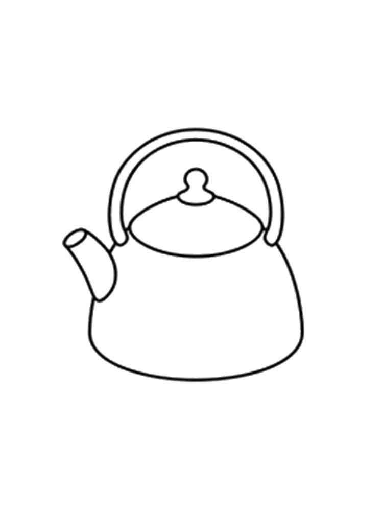 Kettle Coloring Pages