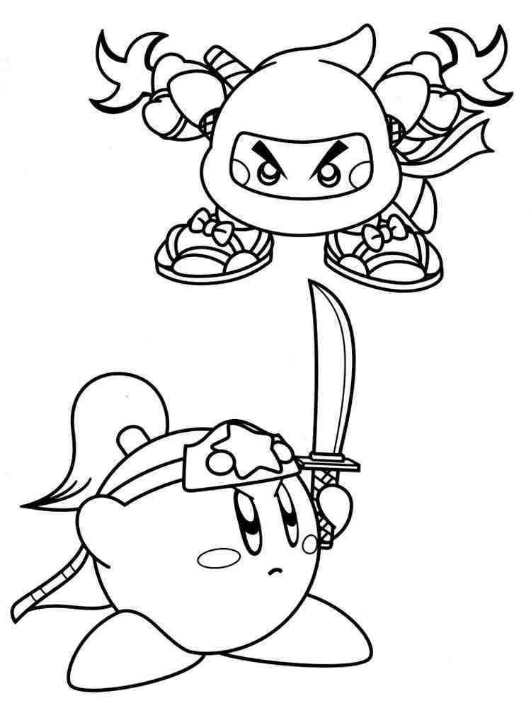 Coloring Pages For Kids Kirby Coloring Pages