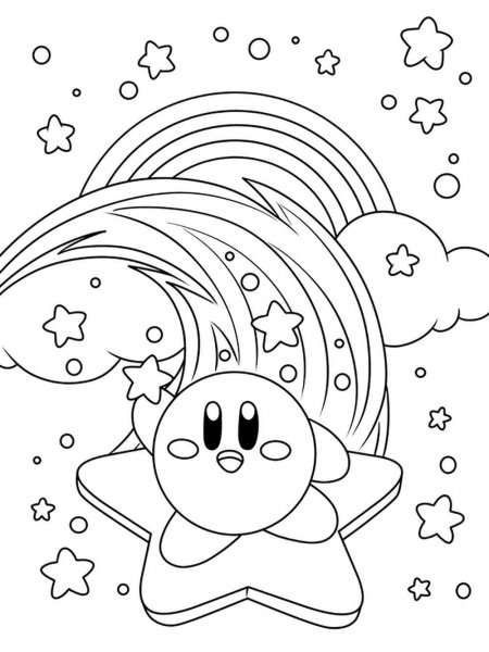 Kirby coloring pages