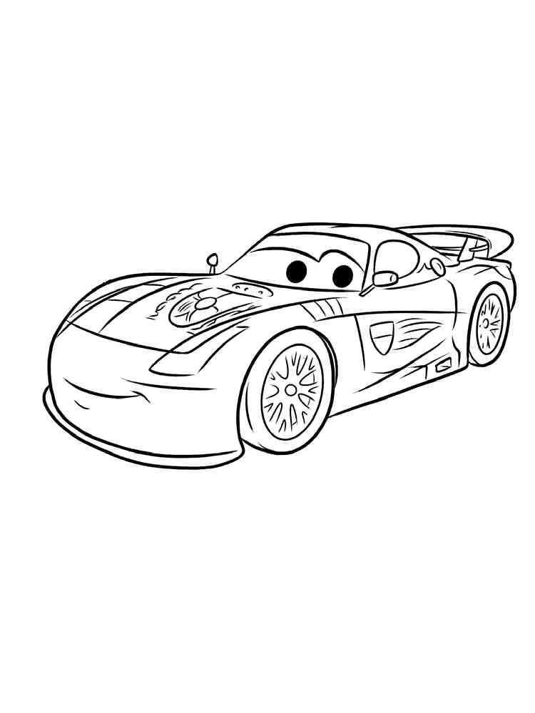 Lightning McQueen coloring pages