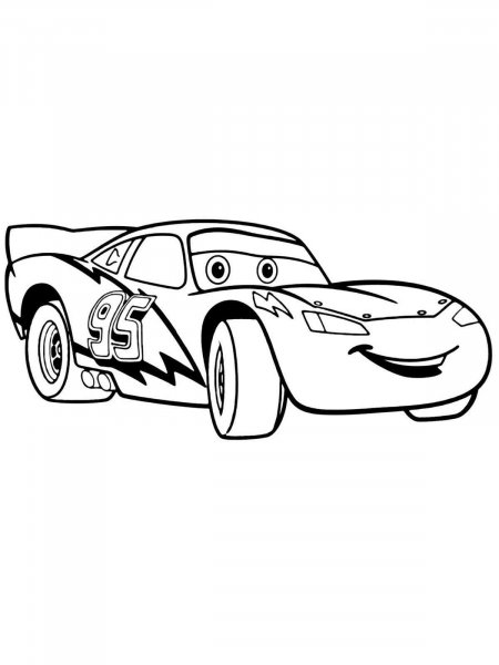 Lightning McQueen coloring pages