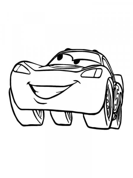 Lightning McQueen coloring pages