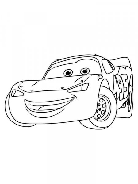 Lightning McQueen coloring pages