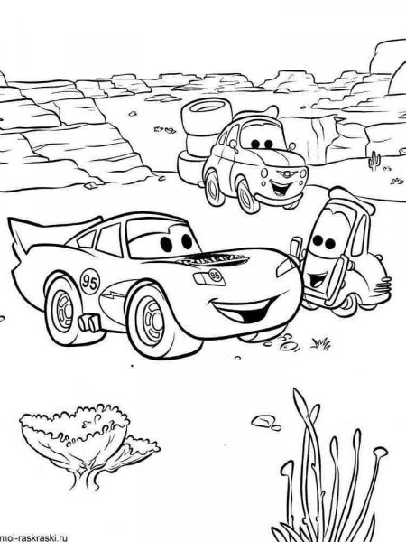 Lightning McQueen coloring pages