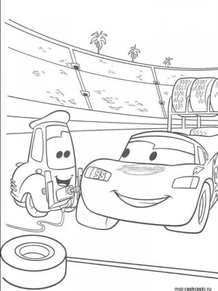 Lightning McQueen coloring pages