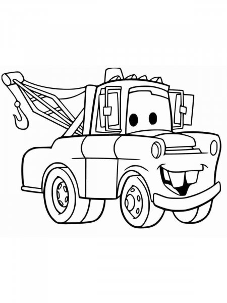 Mater from Cars coloring pages