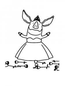 Olivia Coloring Pages 1