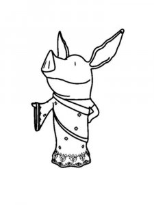 Olivia Coloring Pages 14