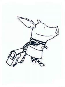 Olivia Coloring Pages 15