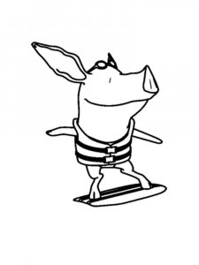 Olivia Coloring Pages 2