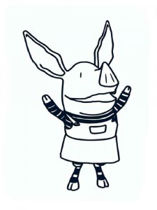 Olivia Coloring Pages 4