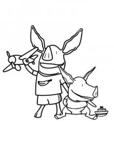 Olivia Coloring Pages 5