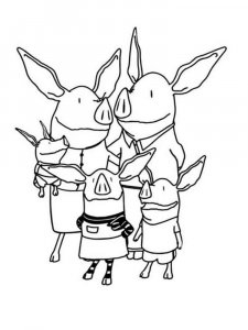 Olivia Coloring Pages 7