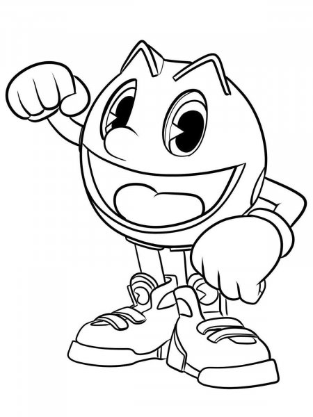 Pacman coloring pages