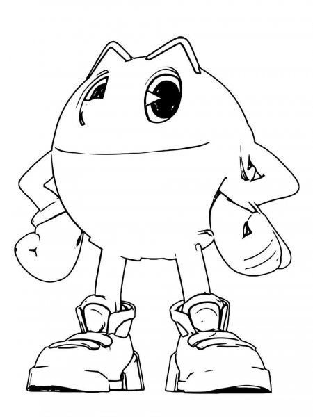 Pacman coloring pages