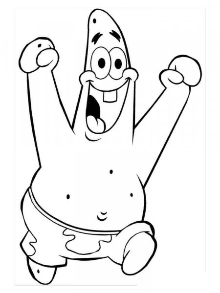 Patrick coloring pages