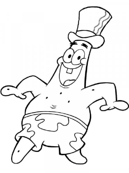 Patrick coloring pages