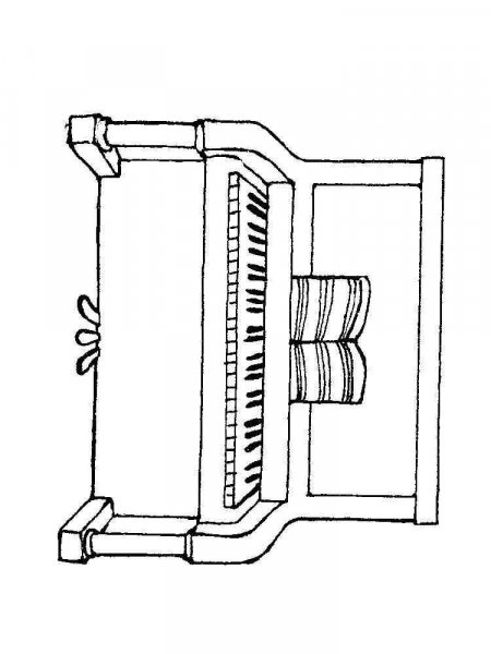 Piano coloring pages