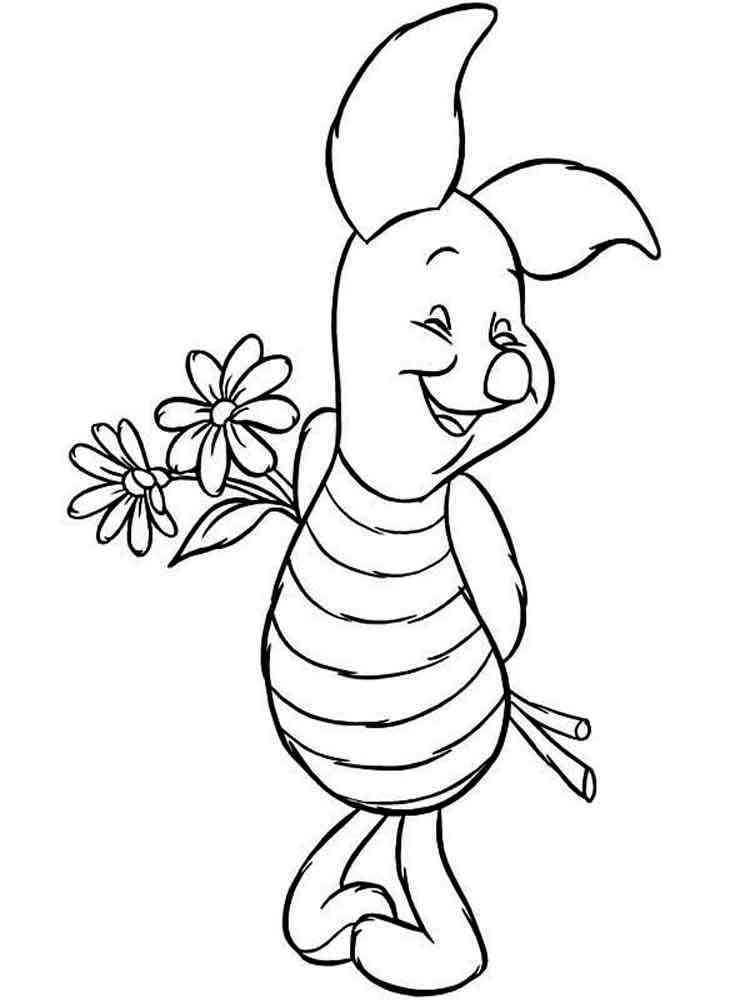 115 Unicorn Piglet Coloring Pages for Kids