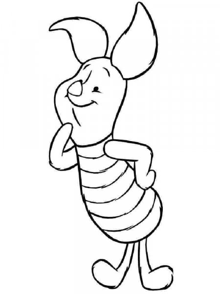 Piglet coloring pages