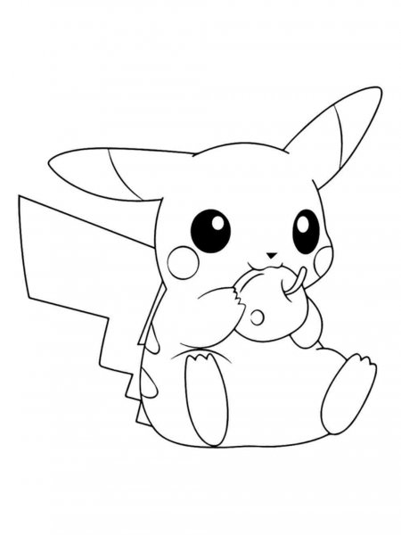 Pikachu coloring pages