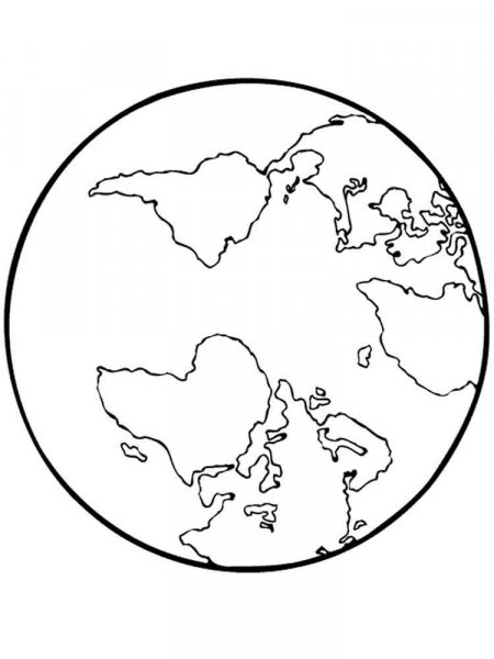 Planets coloring pages