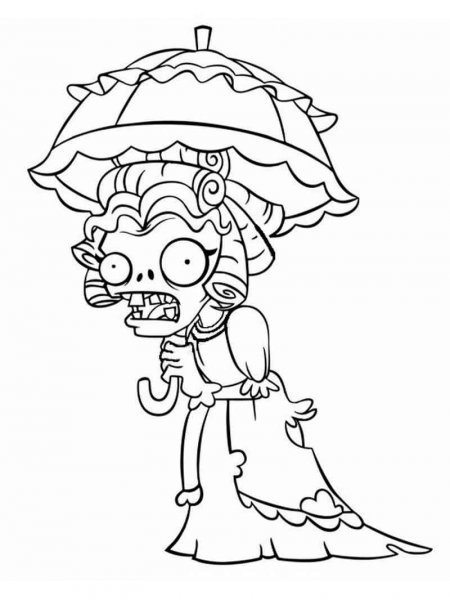 Plants vs. Zombies coloring pages