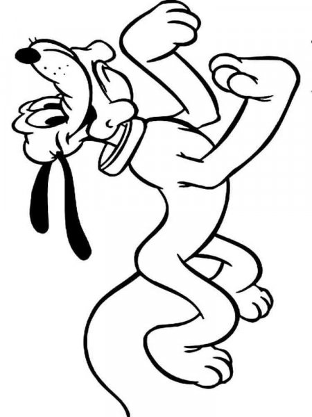 Pluto coloring pages