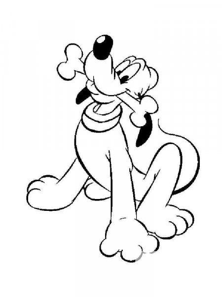 Pluto coloring pages