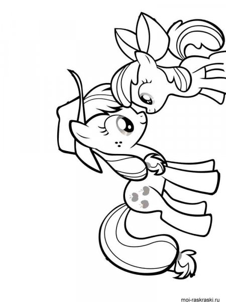 Ponyville coloring pages