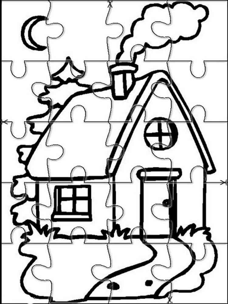 Puzzle coloring pages. Download and print Puzzle coloring pages