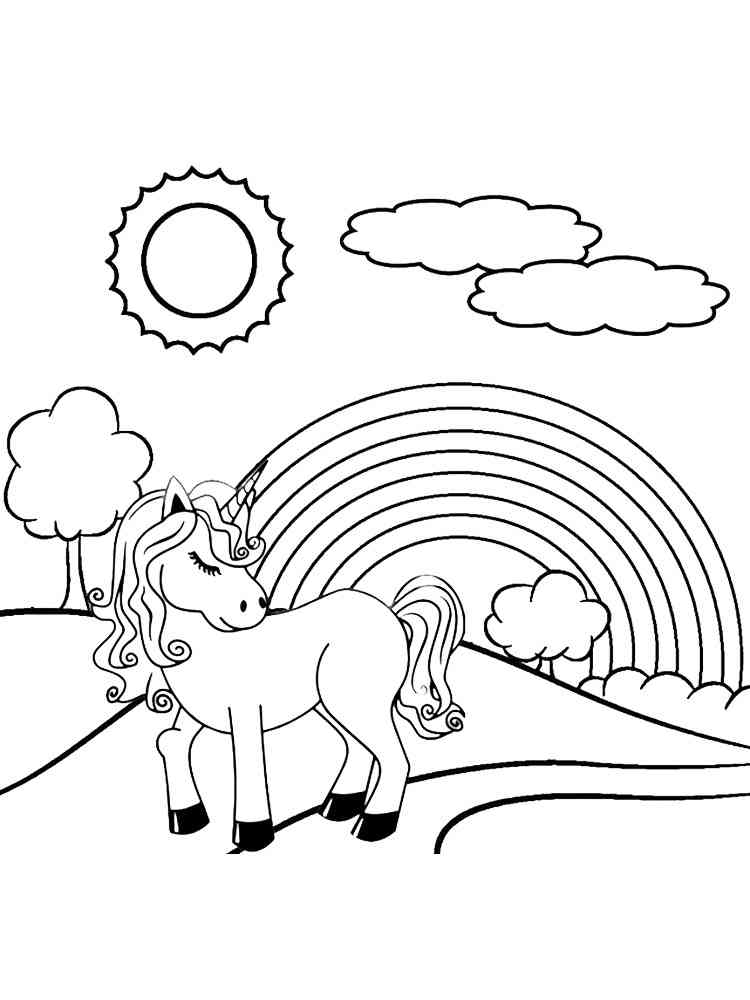 rainbow coloring pages download and print rainbow coloring pages