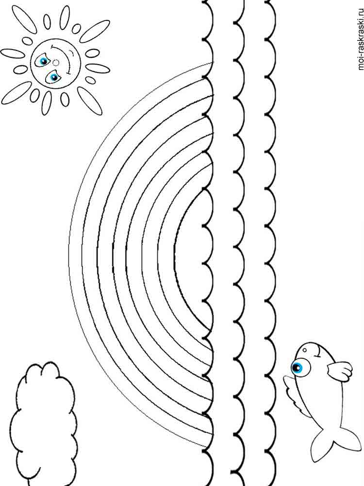 Rainbow coloring pages. Download and print Rainbow ...
