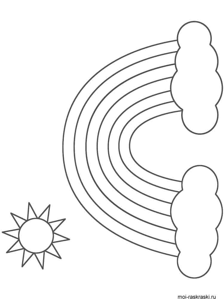 rainbow coloring pages download and print rainbow coloring pages