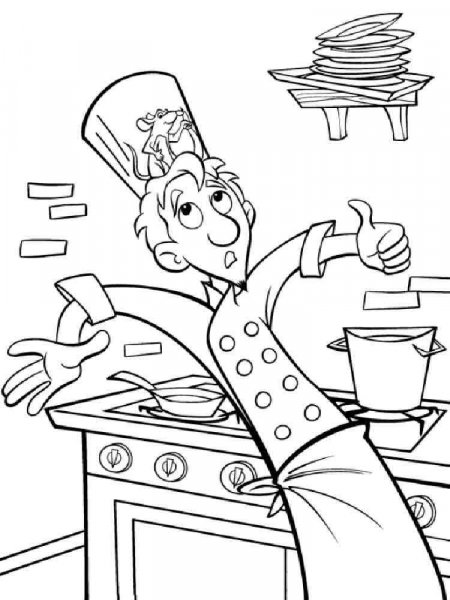 Ratatouille coloring pages