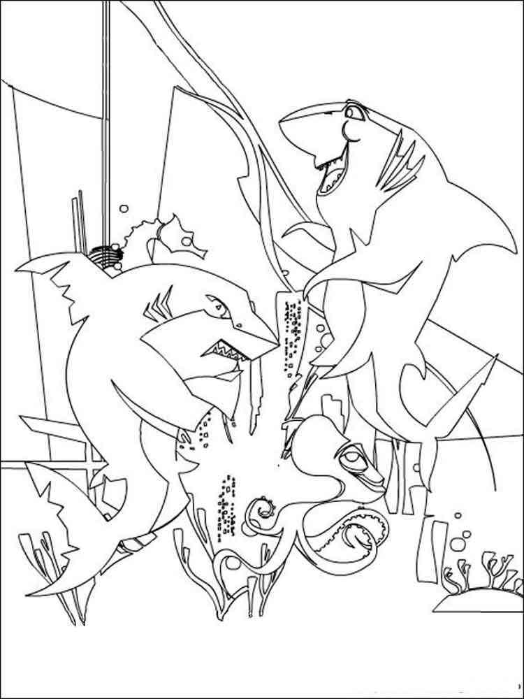 Shark Tale coloring pages. Free Printable Shark Tale coloring pages.