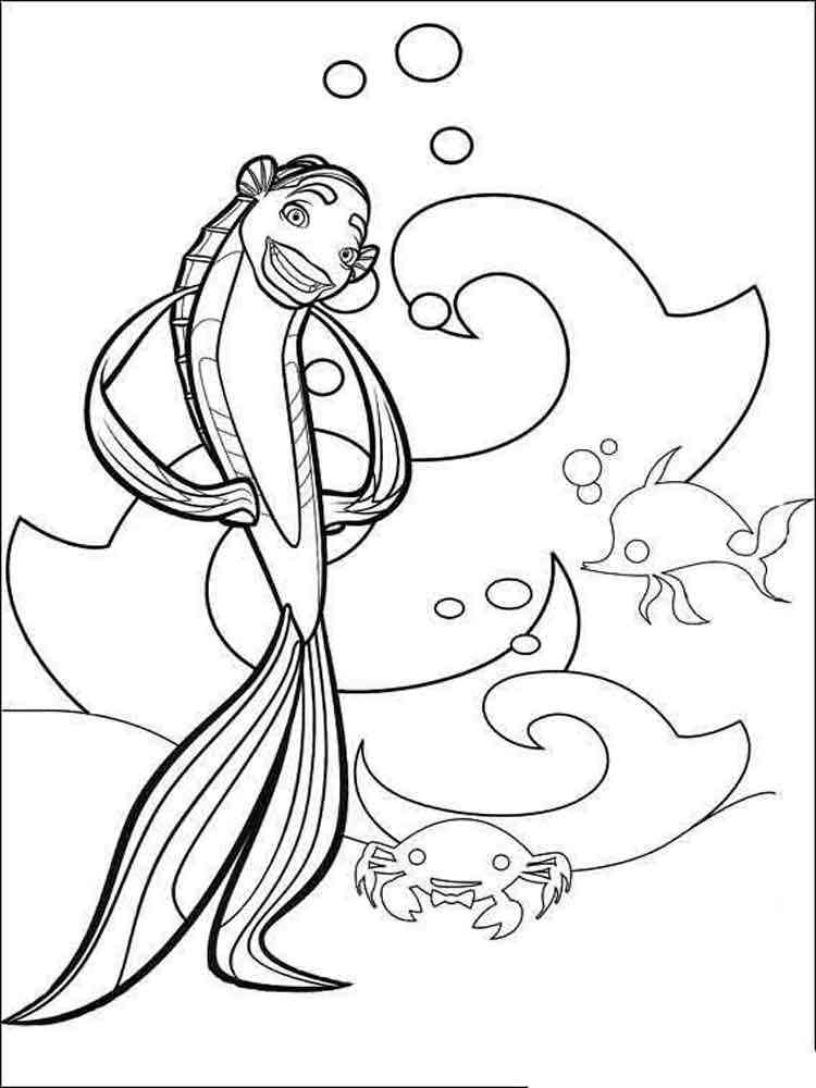 Shark Tale coloring pages. Free Printable Shark Tale coloring pages.
