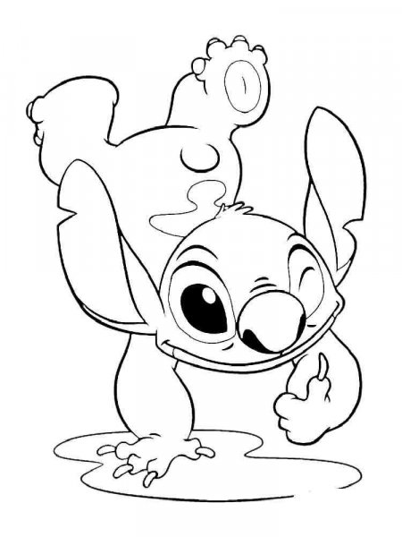 Stitch coloring pages