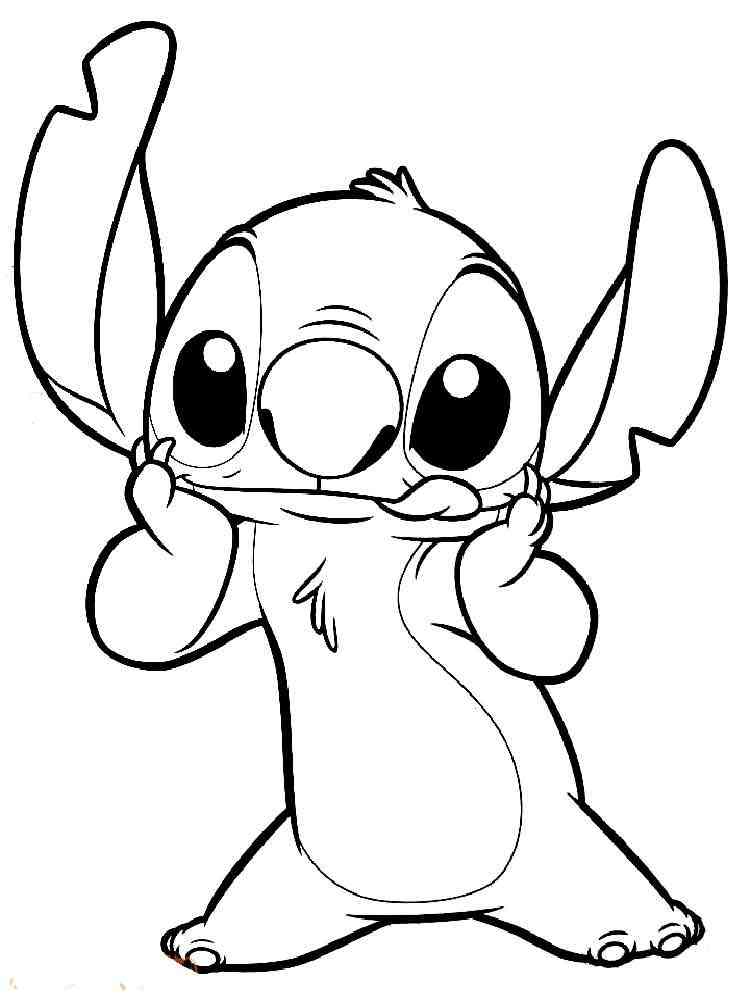 Download Stitch coloring pages. Free Printable Stitch coloring pages.