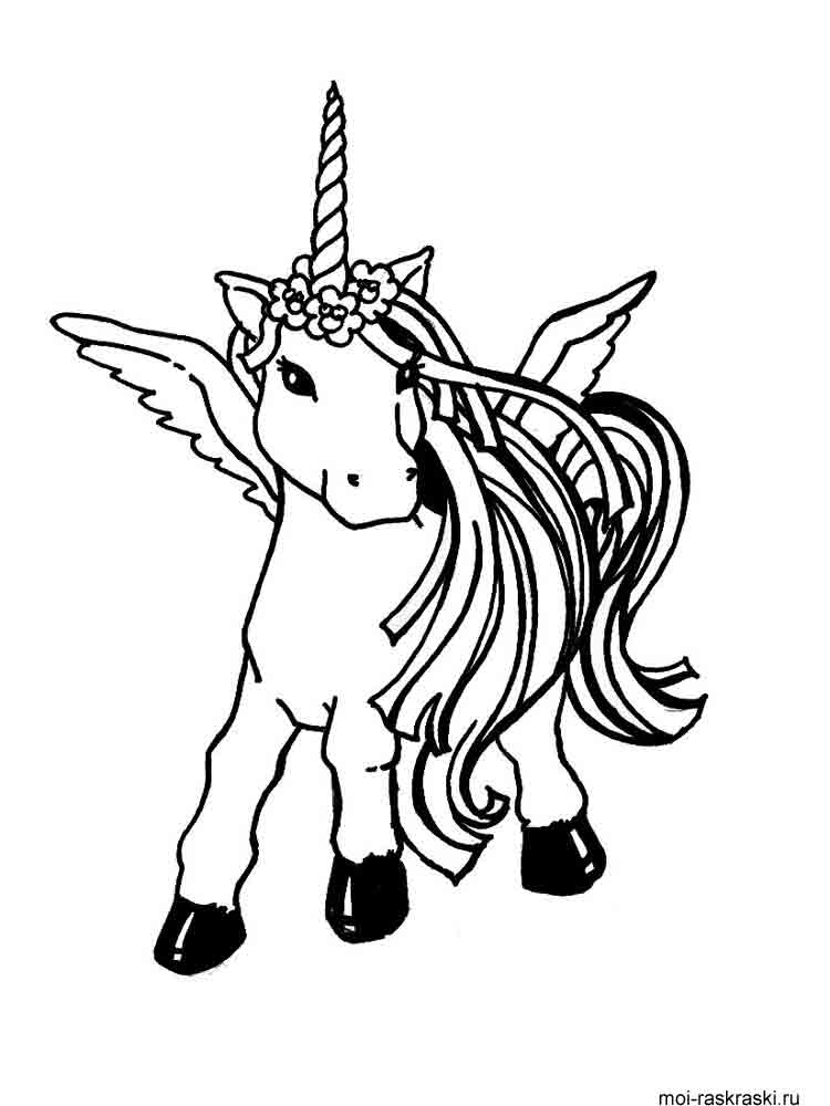 printable unicorn coloring pages free
